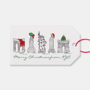 Etiquetas Para Regalos Feliz Navidad en Nueva York