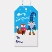 Feliz Navidad, Gnome Azul y Navidades de Fox Cute