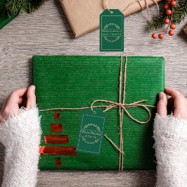 Etiquetas Para Regalos Feliz Navidad Navidades Golden White Isaiah 9:6