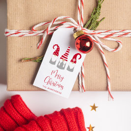 Etiquetas Para Regalos Feliz Navidad Nordic Gnomes Holiday