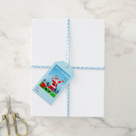 Etiquetas Para Regalos Feliz Navidad Santa Tenis
