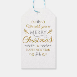 Etiquetas Para Regalos Feliz Navidad y Feliz Año Nuevo