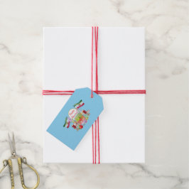 Etiquetas Para Regalos Feliz Norooz Haft Sin con banderas de León y Sol