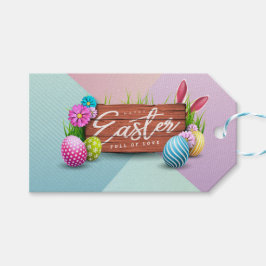 Etiquetas Para Regalos Feliz Pascua llena de amor