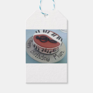 Etiquetas Para Regalos Feliz pastel de mamá de cumpleaños