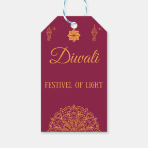 Etiquetas Para Regalos Feliz pegatina Diwali