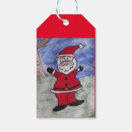 Etiquetas Para Regalos Feliz Santa