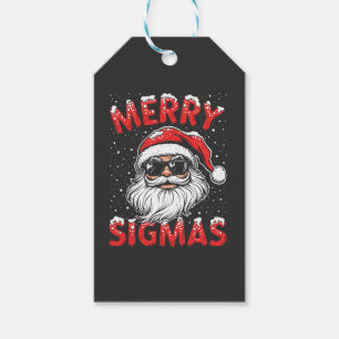 Etiquetas Para Regalos Feliz Sigmas Gracioso Gen Alpha Navidad en la escu