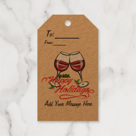 Etiquetas Para Regalos Feliz Vino de Vacaciones