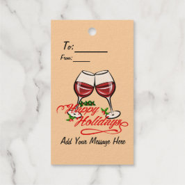 Etiquetas Para Regalos Feliz Vino de Vacaciones