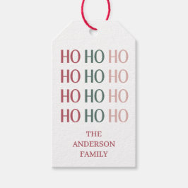 Etiquetas Para Regalos Festive Merry Christmas Gift Tag