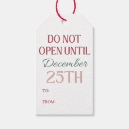 Etiquetas Para Regalos Festive Merry Christmas Gift Tag