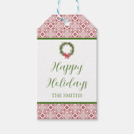 Etiquetas Para Regalos Festive Personalized Holiday Gift Tag
