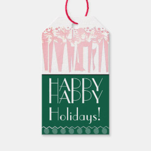 ETIQUETAS PARA REGALOS FESTIVIDAD CON ARTE DECO