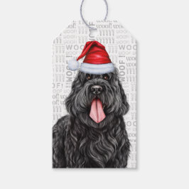 Etiquetas Para Regalos Festividad de los Navidades de perro de los territ