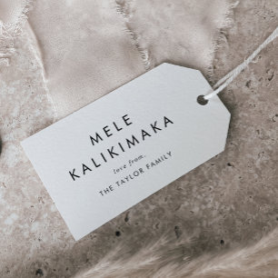 Etiquetas Para Regalos Festividad de los Navidades familiares de moda Mel
