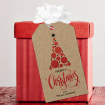 Festividad moderna del árbol de Navidad rojo