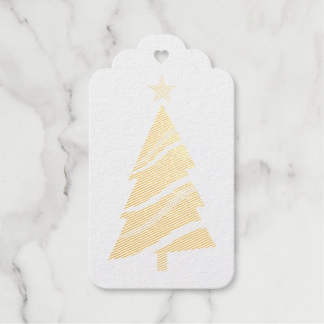 Etiquetas Para Regalos Festividad navideña moderna (Anverso)