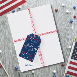 Etiquetas Para Regalos Festividad Personalizado de fuegos artificiales 4