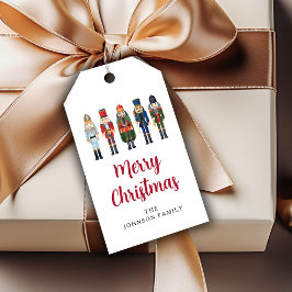 Etiquetas Para Regalos Festividades de los Navidades de los Red Nutcracke