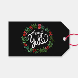 Etiquetas Para Regalos Festividades de Merry Yule Pagan Bienaventurado Yu