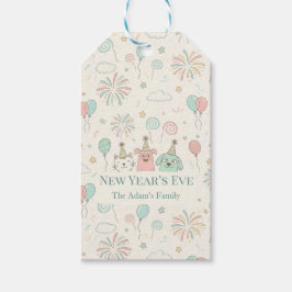 Etiquetas Para Regalos Fiesta alegre de Nochevieja 2026 