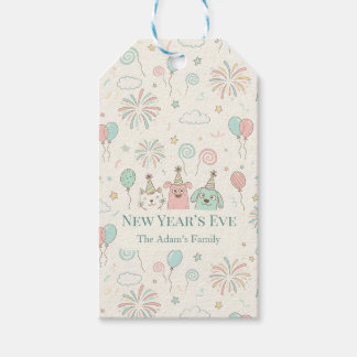 Etiquetas Para Regalos Fiesta alegre de Nochevieja 2026