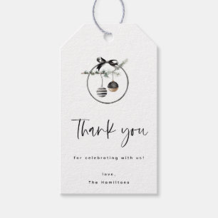 Etiquetas Para Regalos Fiesta de Cosy Nature Wreath Navidades