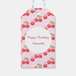 Etiquetas Para Regalos Fiesta de cumpleaños 1 Cute Cherry