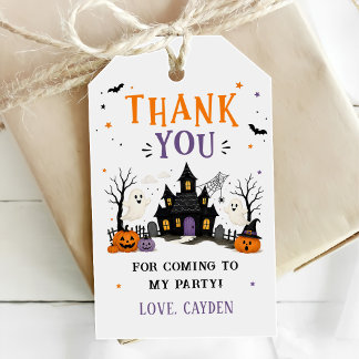 Etiquetas Para Regalos Fiesta de cumpleaños 1 Spooky One Halloween