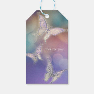 Etiquetas Para Regalos Fiesta de Cumpleaños Chic Mariposas Pastel Primave