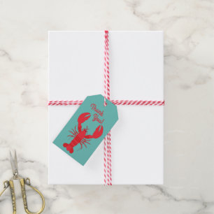 Etiquetas Para Regalos Fiesta de cumpleaños de Boil de langosta, niños ab