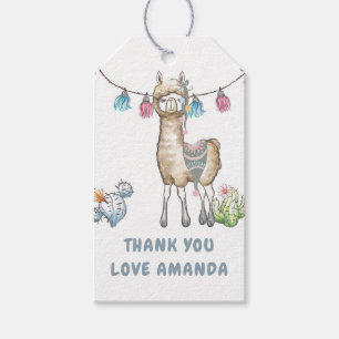 Etiquetas Para Regalos Fiesta de cumpleaños de niños de Llama