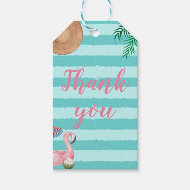 Etiquetas Para Regalos Fiesta de cumpleaños del grupo de chicas (Anverso)