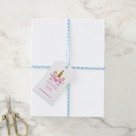 Etiquetas Para Regalos Fiesta de Cumpleaños del Unicornio Mágico