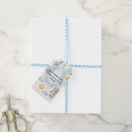 Etiquetas Para Regalos Fiesta de Cumpleaños en el Espacio Cósmico | Cohet