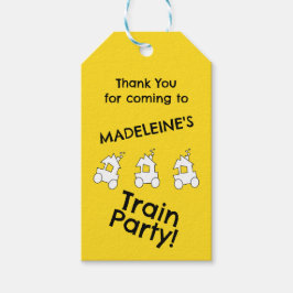 Etiquetas Para Regalos Fiesta de Cumpleaños en el Tren