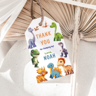 Etiquetas Para Regalos Fiesta de dinosaurios