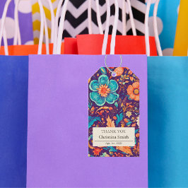 Etiquetas Para Regalos Fiesta de Jubilación Festividad Botánica Gracias