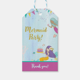 Etiquetas Para Regalos Fiesta de la Sirenita caprichosa