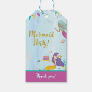 Etiquetas Para Regalos Fiesta de la Sirenita caprichosa