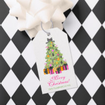 Fiesta de Navidad Glamour Brillante Preppy Acuarel
