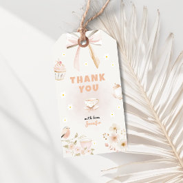 Etiquetas Para Regalos Fiesta de té para tres cumpleaños para niñas