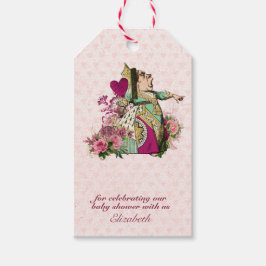 Etiquetas Para Regalos Fiesta de té personalizada vintage de Alicia en el