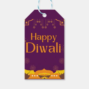 Etiquetas Para Regalos Fiesta Feliz Diwali 