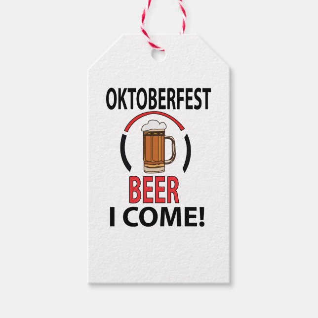 Etiquetas Para Regalos Fiesta Oktoberfest (Anverso)