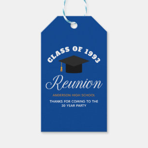 Etiquetas Para Regalos Fiesta personalizada de Reunión de la Escuela Secu