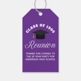 Etiquetas Para Regalos Fiesta personalizado de la unión de colegios morad