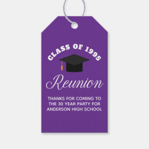 Etiquetas Para Regalos Fiesta personalizado de la unión de colegios morad