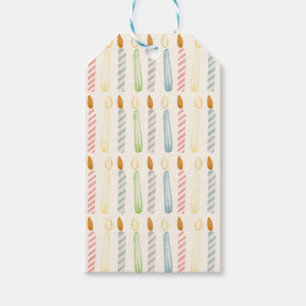 Etiquetas Para Regalos Fiesta simple de velas de cumpleaños